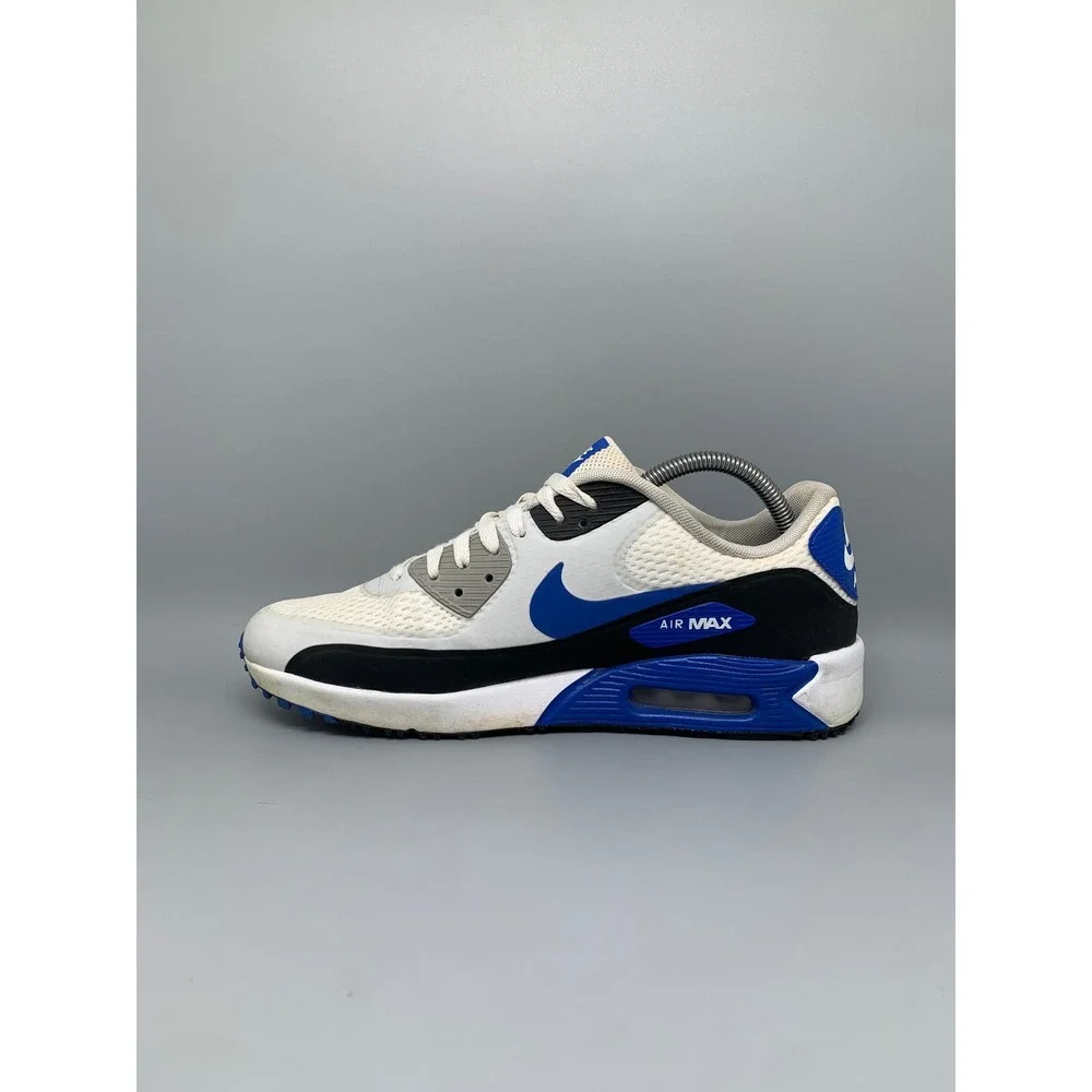 Nike Air Max 90 Golf White Racer Blue Golf Shoes DX5999-141 Men's Sz 9